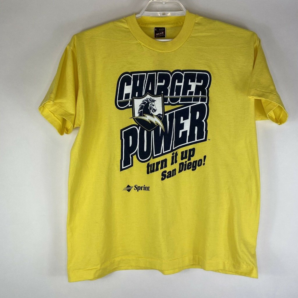 Vintage San Diego Chargers Charger Power TShirt
